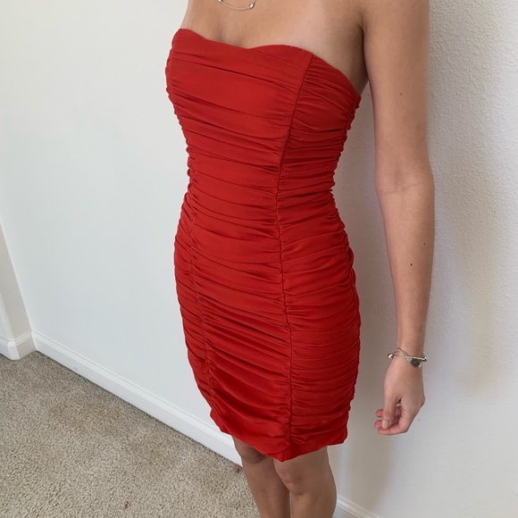H&M Dresses & Skirts - H&M Red Cocktail Party Dress Size 4